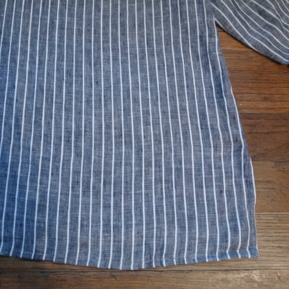 J. JILL love linen plus mixed stripes tunic top (4X) - Picture 14 of 16